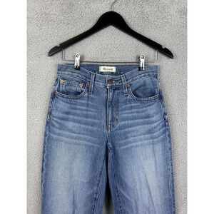 Madewell Jeans Womens 23 Blue The Slouchy Boyjean 100% Cotton Made USA Denim